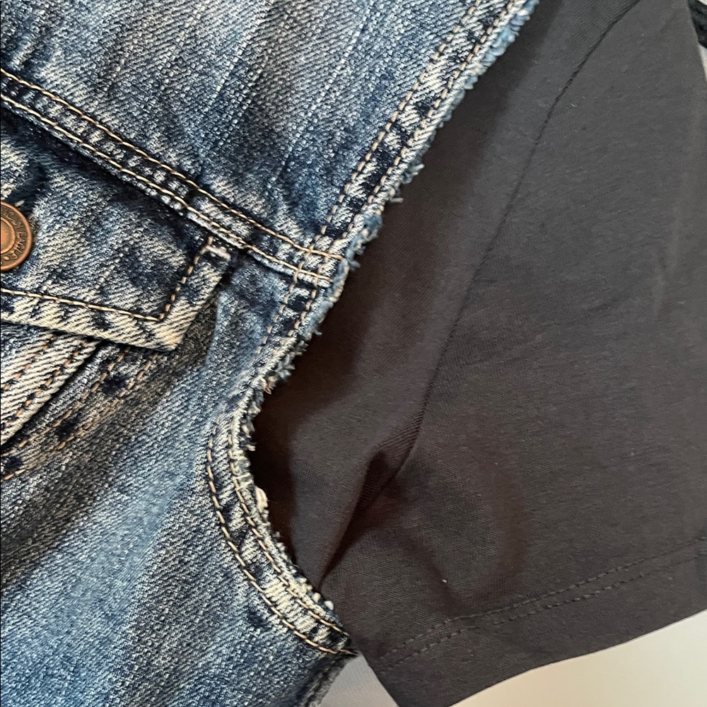American Eagle Outfitters Blue Denim Vest - Picture 6 of 12